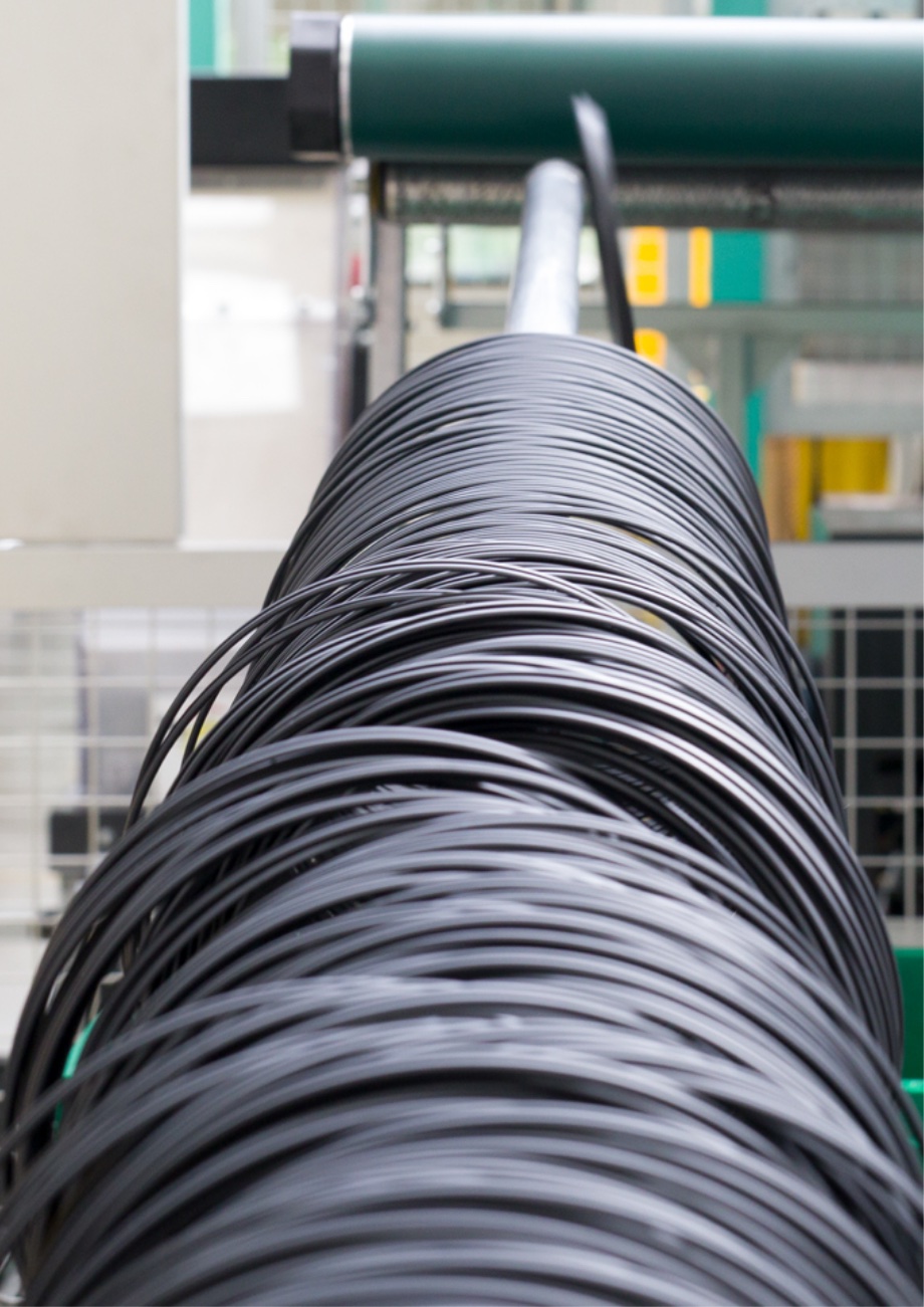 Elastomer-/Kunststoffprofile auf einer Spule